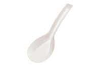 [400 COUNT] Mini 4.5" Compostable Asian Soup Spoons Disposable Cornstarch Oriental Japanese Ramen Noodles Miso Pho Tapas Sample Appetizer Wonton (4.5 inch Long, Sustainable Cutlery Made of Corn)