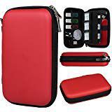 xhorizon(TM)XH8 Portable Multifunctional Shockproof Compact Travel Carry Case Pack Pouch Box Bag With Pockets for Mobie Phone / HDD / External Battery Charger / Earphone / USB Disk / Memory Card