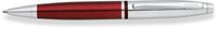 A. T. Cross Calais Ballpoint Pen, Chrome/Red Lacquer