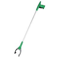 Rirether Grabber Tool for Trash Pickup Handy Mobility Aid Durable Aluminum Alloy Lightweight Reacher Magnetic Tip and Hook Rotating Gripper