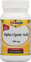 Vitacost Alpha Lipoic Acid with Biotin - 300 mg - 60 Capsules
