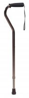 Lumex 5941A Nitrile Grip, Offset Cane, 31"-39" - Standard Length ( 31"-39"),Bronze 6/cs