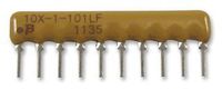 BOURNS 4608X-102-271LF RESISTOR, ISOLATED RESISTOR NETWORK, 4, 270 OHM, 0.02, SIP (1 piece)
