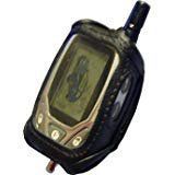 Car Alarm Remote Case Black Leather (Fits Prestige 5BCRCS, Valet 554R Ungo, Hornet, AT-4104, Blackwidow BWS-FM5, Avital 477L) #ALARMC