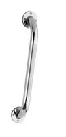 Carex Textured Chrome Wall Grab Bars - 32" - 1 Case (6 Each)