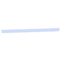 Midwest Rake 79285 16" EPDM Squeegee Blade, 3/8" Notch, Both Sides, Gray