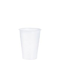 Dart Y10 10 oz Trans Ribbed Wall PS Cup (Case of 2500)