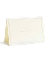 Gartner Studios Ivory Pearl Border Thank You Cards, 20 count