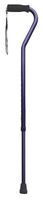 Medline MDS86420PR Aluminum Offset Handle Canes, Purple (Pack of 6)