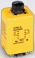 POTTER & BRUMFIELD CLB-51-70120 TIME DELAY RELAY, DPDT, 120S, 277VAC; CONTACT VOLTAGE VDC:30VDC; TIME MIN:1.2S; TIME MAX:120S; PRODUCT RANGE:CL SERIES; CONTACT CONFIGURATION:DPDT; CONTACT CURRENT:10A;