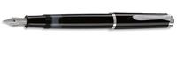 Pelikan Tradition Series 205 Black w/ Silver Gift Box Medium Point Fountain Pen - 972067SB