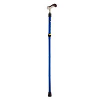 Qi Peng Crutches-Cane Aluminum Alloy PVC Elbows Cane Turn Portable Non-Slip Lifting Old Cane Walking Aid Crutch (Color : A)