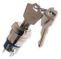 E-SWITCH KO130OA126 KEYLOCK SWITCH, DPDT, 4AK, 125VAC