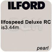 Ilford Ilfospeed RC Deluxe Resin Coated Black & White Enlarging Paper - 8x10"-25 Sheets - 44M - Pearl Surface - Grade 3 - for commercial, press, industrial, advertising, and display work
