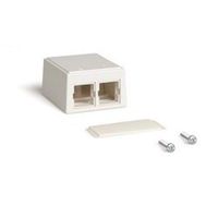 Commscope M102SMB-B-262 | 107984056 2-Port White Surface Mount Box (Pack of 30)