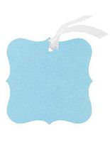 96pack Novelty Frame Blue Glitter Christmas Wedding Holiday Birthday Party Favor Gift Decoration Labeling Note Tags