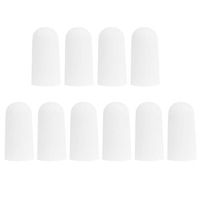 Healifty Finger Sleeves Silicone Toe Cover Toe Sleeve 5Pairs(Blue)