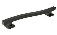 CRL GBF24MBL Matte Black 'S' Square 24" Grab Bar