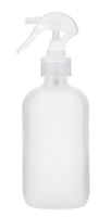 Apothecary Frosted Glass Mist Bottle with Clear Mist Nozzle