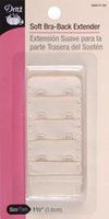Dritz Bulk Buy Bra Back Extender 1 1/2 inch Wide Beige 2 Hooks 56614 (6-Pack)