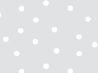 Pack Of 1, 40"X100' Large White Dots Classic Print Cello Rolls 1.0 Mil Made In USA