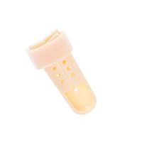 HEALLILY Plastic Finger Splint Protector Reusable Adjustable Finger Support Brace for Finger Fractures Recovery Sport (Size Optional) - Size 0