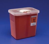 Kendall Sharps Container with Rotor Lid - 2 Gallon (20)