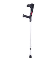 XRX Walking Forearm Crutches for Adults and Youth,Adjustable Foldable Lightweight Ergonomic Handle with Comfy Grip,High Density Sturdy Aluminum (Silver, 1)