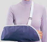 Professional Care Clinic Arm Sling Cotton Poly Shlder Strap Slide Buckle 7.5"X18.5" Large