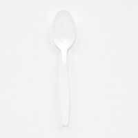 Empress Heavyweight Polystyrene-Dense Pack, white Teaspoons, 1000 per case