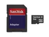 8GB SanDisk MicroSDHC / MicroSD Memory Card for BlackBerry Curve 8310 8320 8330 8350 8520 8900 Pearl 8100 8110 8120 8130 8220 8230 Cell Phone