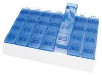 Medi Tray Pill Organizer 7 Day 4 Dose, 70027L - Case of 48