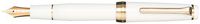 Sailor Professional Gear White with Pink Gold Trim 21K Gold Rhodium Plating Medium Fine Point Fountain Pen - 11-3017-310