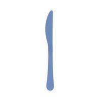 Periwinkle Plastic Knives 24 Count