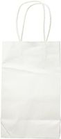 White Solid Kraft Bag Cub