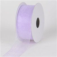 Sheer Organza Ribbon 25 Yard 5/8 Wide 24 Assorted Colors! Great for Favors Gifts (Lavender)