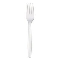 Boardwalk FLPSFKWBX - FULL LENGTH POLYSTYRENE CUTLERY, FORK, WHITE, 100/BOX