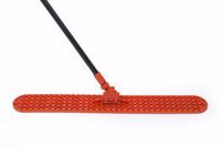 1 36" Dust Mop Frame with 1 Black Fiberglass Handle and Clip-On Connector 100% Made in USA