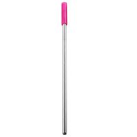 Weite Stainless Steel Straw, Reusable Straight Straw with 8 Colors Soft Silicone Tips, Eco-Friendly Metal Smoothie Straw for Bubble Tea, Juice, Thick Milkshakes (Hot Pink)