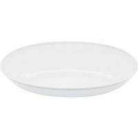 Form and Function, White, Bowl, Plastic Small Oval, Sold By The Case: 6 Pkgs of 1
