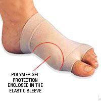 Anatomically designed to comfortably conform to the shape of the bunion - Genuine Silipos Bunion Care Gel Sleeve - Small/Medium Product #10325