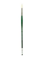 Grumbacher Gainsborough Round Oil and Acrylic Brush, Hog Bristle, Size 6 (1271R.6)