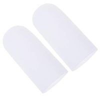 ULTNICE 2pcs Toe Separators Correctors Straighteners Bunion Splints Protector Silicone Gel Toe Cap