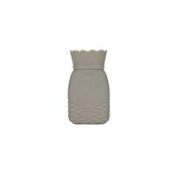 Healifty Silicone Hot Water Bottle Portable Warm Water Bag (Short Pink)