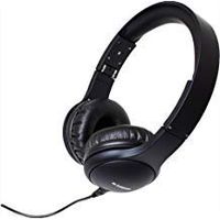 Zumreed ZHP-600 Color Rich Foldable Stereo Headphones with Built-In Mic, Black