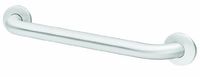 Bradley 8120-001300 Heavy Duty Stainless Steel Standard Grab Bar with Concealed Mounting, 1-1/2 OD x 30 Length