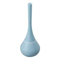 Gessppo Bathroom Toilet Brush Set 360° Cleaning Long Handle Minimalist Replaceable Base Close Stool Brush