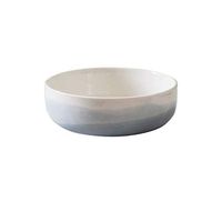 Bowl Ceramic Tableware Fruit Salad Dish Pasta Cereal Soup Bowl Diet Utensils Tray Round Bowl 14.2x5.2cm Household tableware, retro bowl