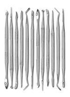 SE 12-Piece Stainless Steel Wax Carvers Set - DD312