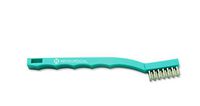 Key Surgical S-2100 Toothbrush-Style Cleaning Brush, Stainless Steel Bristles, 7" (Pack of 3)